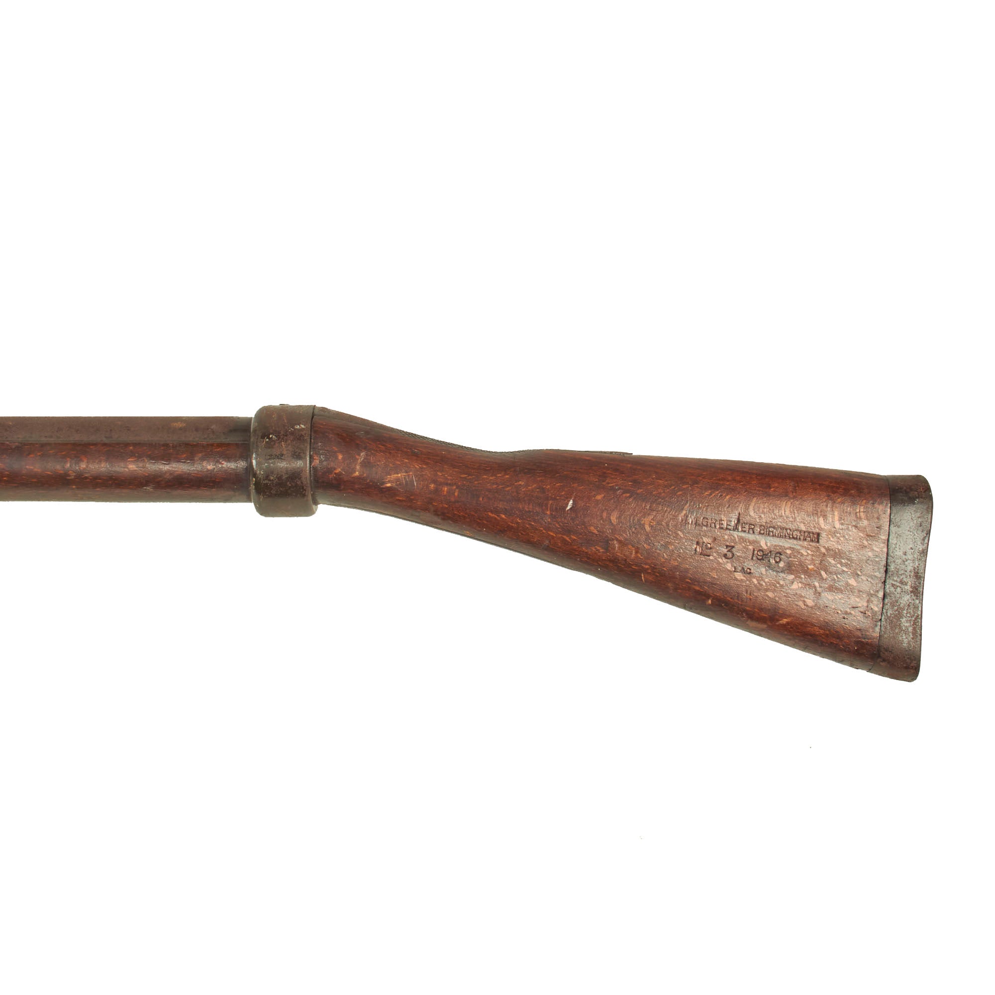 Original British M1915 WWI Dated Spring Loaded Bayonet Training Rifle ...