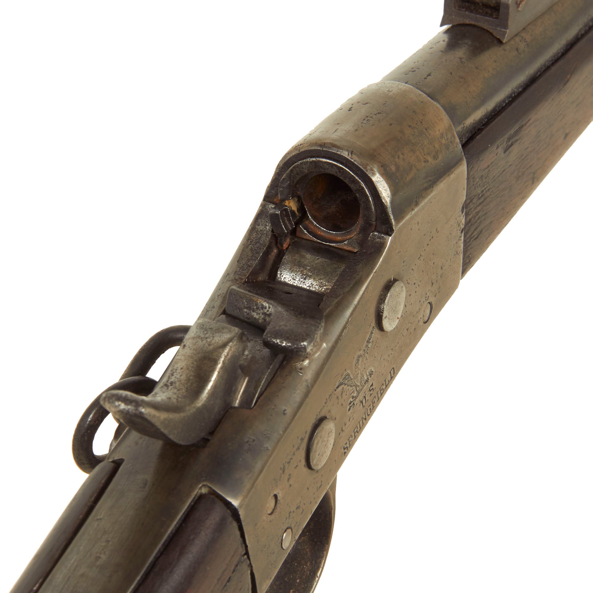 Original U.S. Springfield Remington Rolling Block Saddle Ring Carbine ...