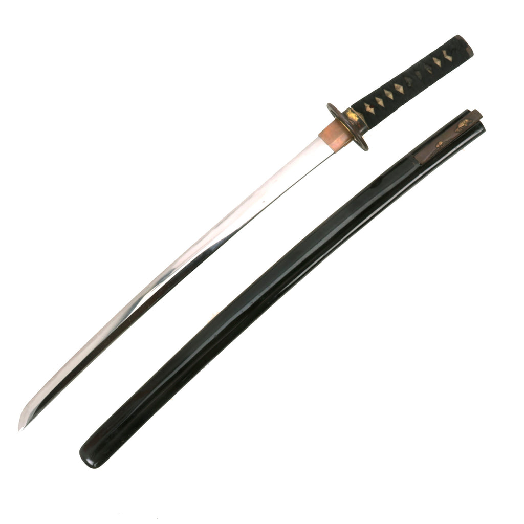 Original Excellent 16th Century Japanese Handmade Ō-Wakizashi Short Sword by MASAZANE in Edo Period Fittings with Kogatana Knife Original Items