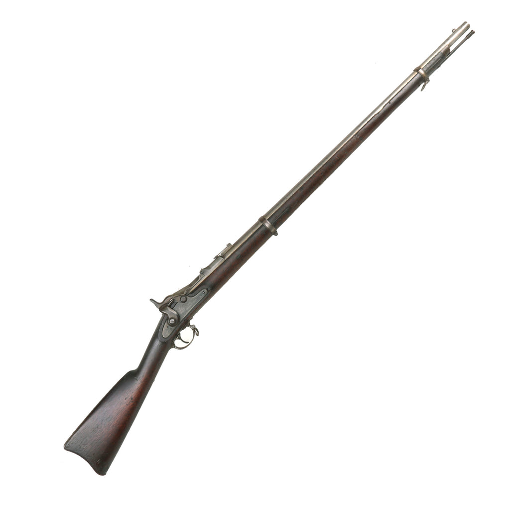 Original U.S. Civil War Springfield M-1863 Rifle Converted to M-1868 Trapdoor Rifle using ALLIN System in 1869 - Serial 6372 Original Items