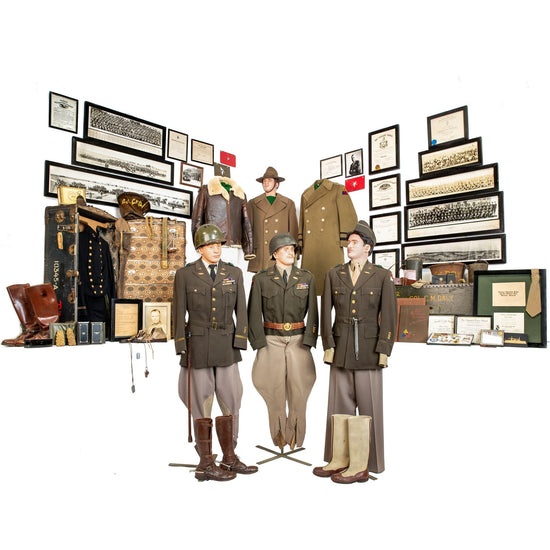 Original U.S. WWII Brigadier General Cornelius M Daly Uniform and Personal Effects Grouping - Formerly A.A.F. Tank Museum Collection Original Items
