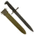 Original U.S. WWII M1 Garand 10 inch Bayonet by PAL with M7 Scabbard Original Items