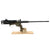 U.S. WWII M2 Browning .50 Caliber Aluminum and Steel Replica Machine Gun with Vehicle Mount Original Items