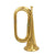 Military Brass Bugle - Knocked Around Closeout Special New Made Items