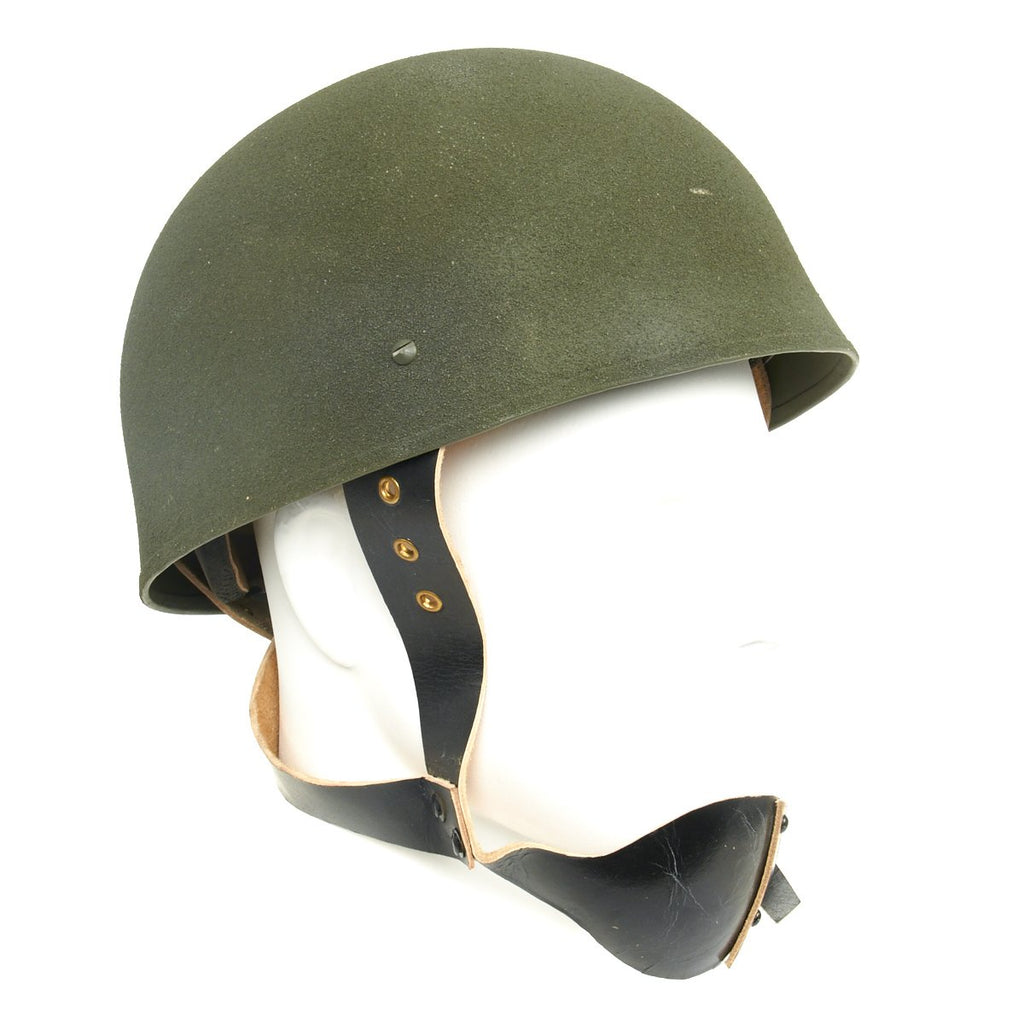 British WWII MKI Paratrooper Helmet with Leather Chinstrap System New Made Items