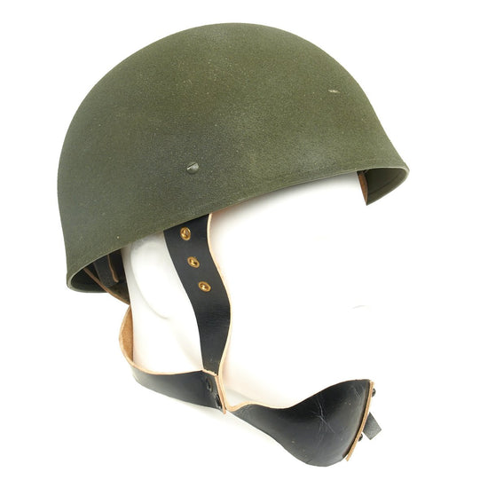 British WWII MKI Paratrooper Helmet with Leather Chinstrap System New Made Items