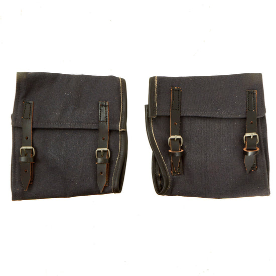 German WWII Luftwaffe Field Blue Canvas Gaiters New Made Items