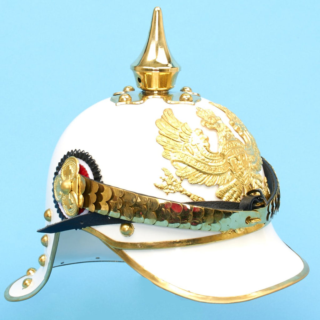 Imperial German WWI Prussian Cuirassier White Parade Spiked Helmet New Made Items