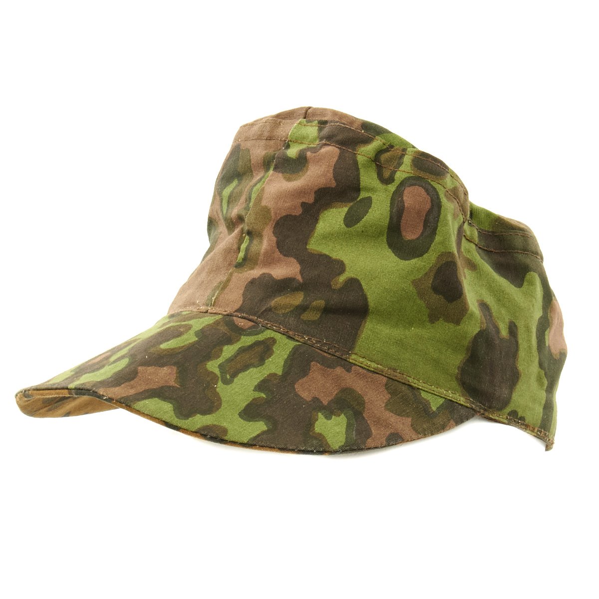 Field Cap German WWII Reversible M43 Field Cap- Oakleaf Pattern A Camouflage ...