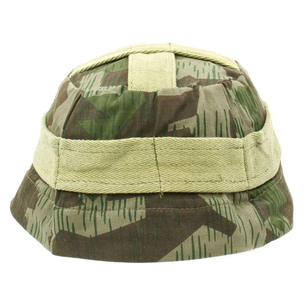 German WWII M-38 Paratrooper Splinter Camouflage Cover with Metal hooks New Made Items