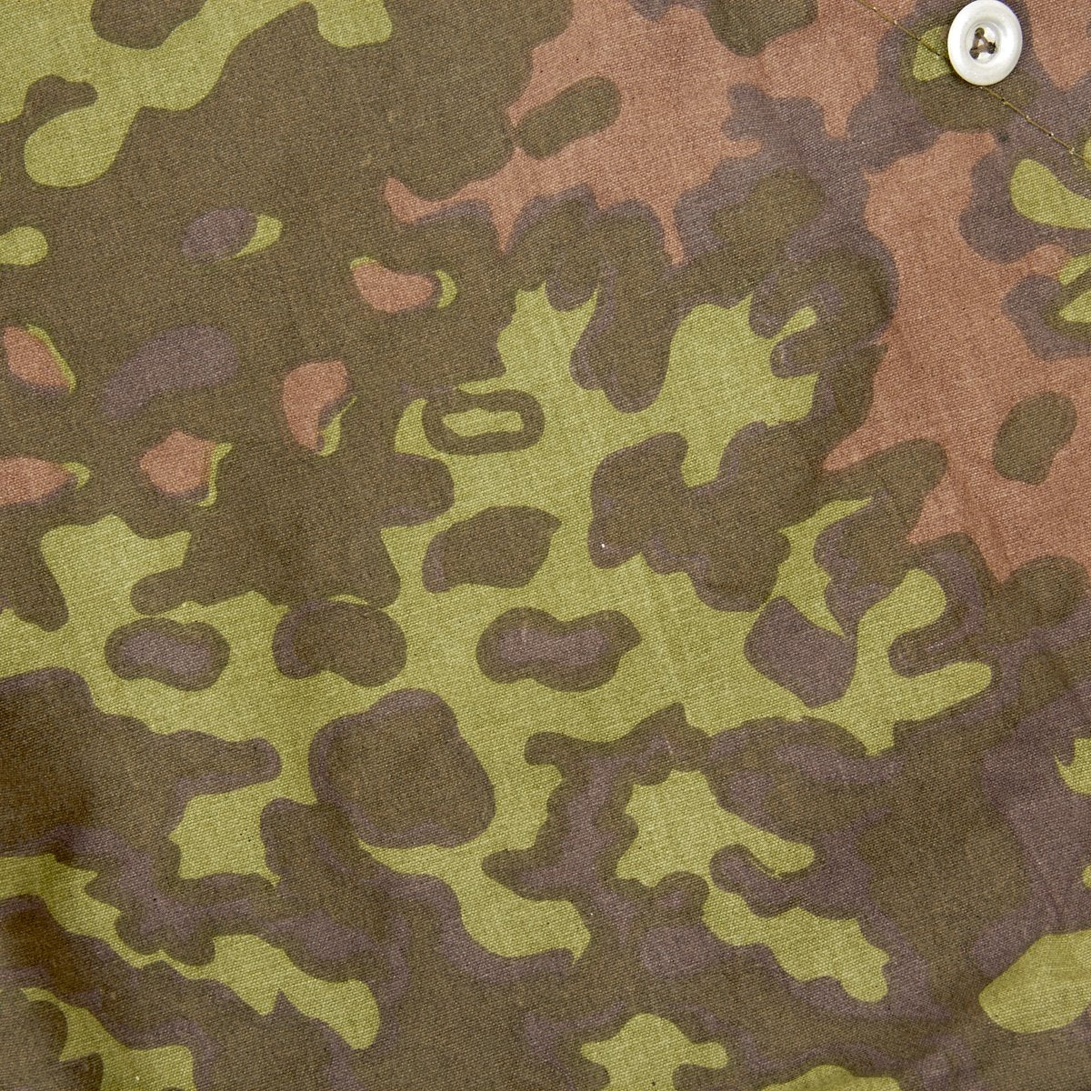 German WWII Tent Quarter Zeltbahn Oak Pattern Camouflage Reversible ...