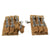 German WWII MP 40 Magazine Brown Jute and Leather Pouch Set - Maschinenpistole 40 New Made Items