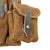 German WWII MP 40 Magazine Brown Jute and Leather Pouch Set - Maschinenpistole 40 New Made Items