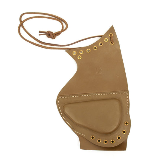 U.S. Garand Leather Sniper Rifle Cheek Pad- Medium Brown New Made Items