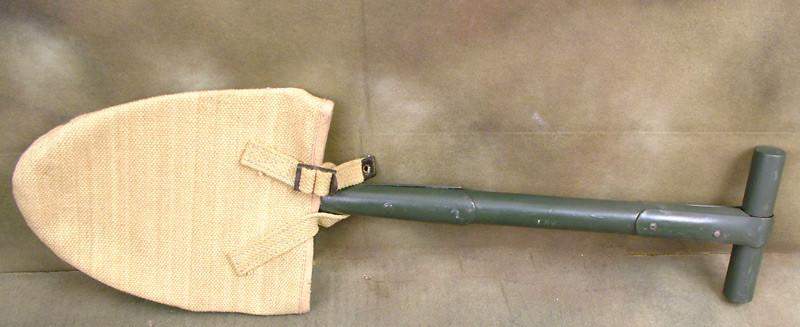 U.S. WWII Entrenching Shovel with Cover: T Handle New Made Items