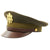 U.S. WWII Officer Visor Crusher Cap in Winter Issue OD Green New Made Items