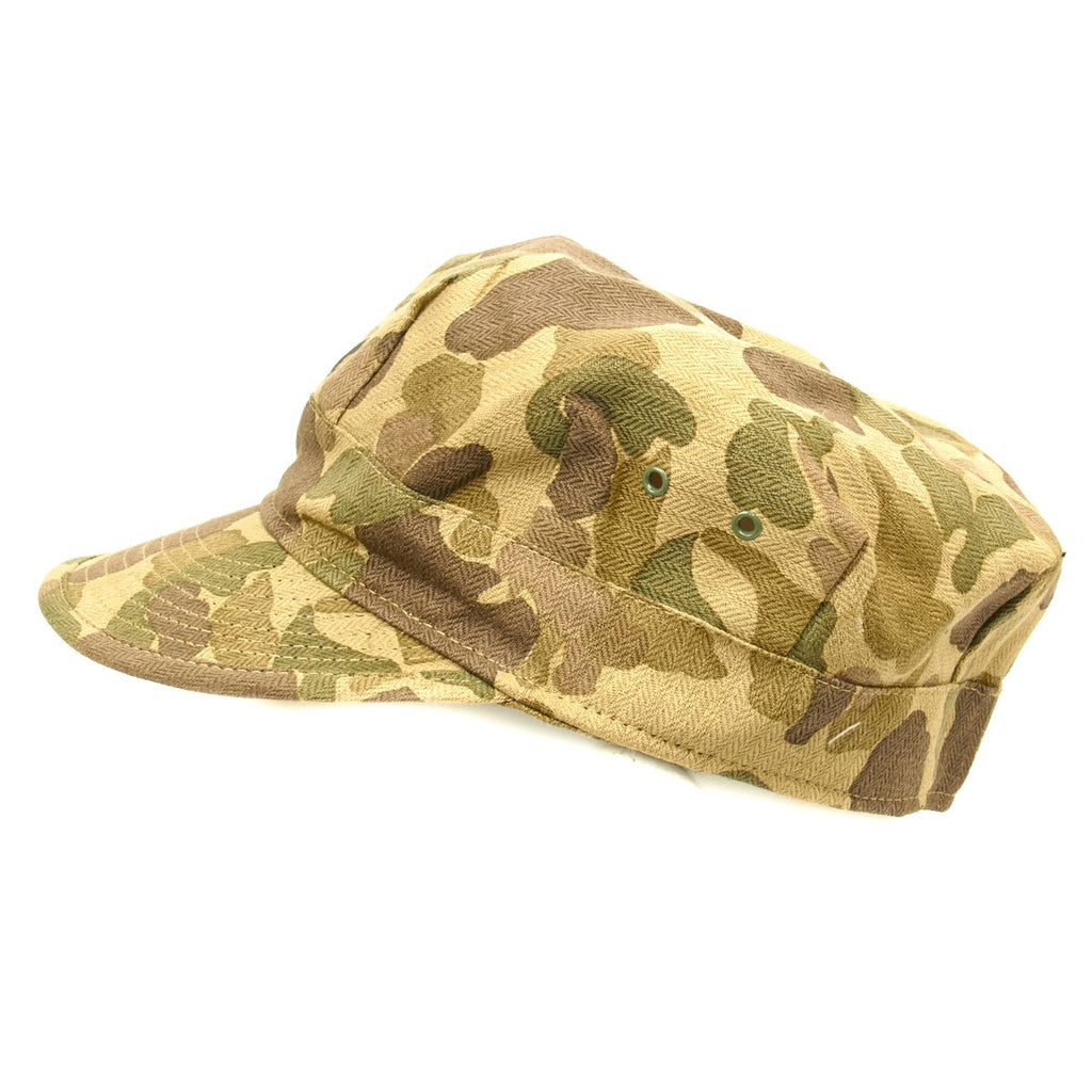 U.S. WWII USMC Jungle Camouflage HBT Fatigue Cap – International ...