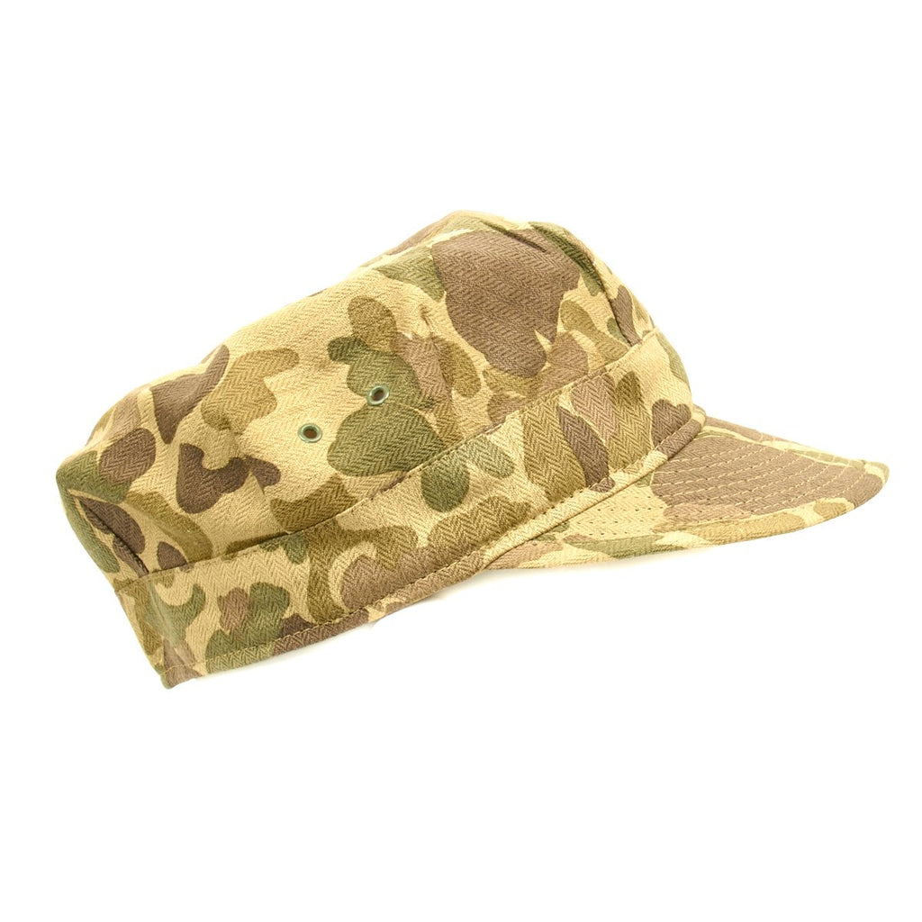 U.S. WWII USMC Jungle Camouflage HBT Fatigue Cap – International ...