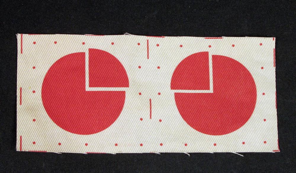 Original British WW2 Army Formation Badge: 4th Infantry Division (Quartered Red Circle) Original Items