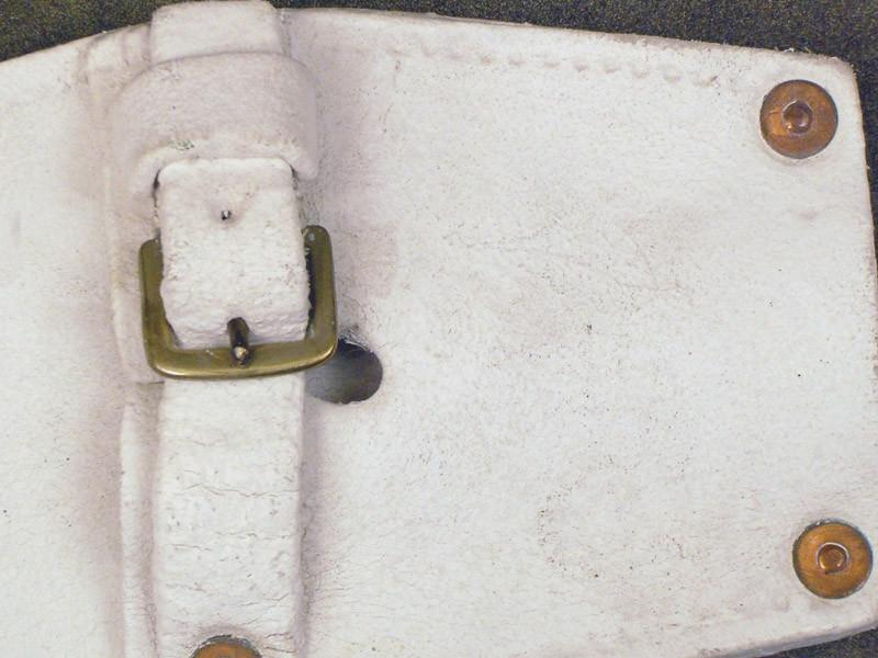 British P 1880 Leather Parade Frog White Buff International Military British P 1880 Leather Parade Frog White Buff International Military