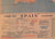 Silk Escape & Evasion Map (WW2 Era): France & Spain 1943/1952 (40"x32) Original Items