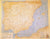 Silk Escape & Evasion Map (WW2 Era): France & Spain 1943/1952 (40"x32) Original Items