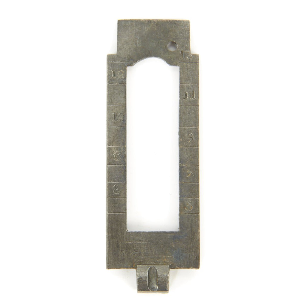 Original British Martini-Henry Rear Sight Leaf Mk II without Top Notch Original Items
