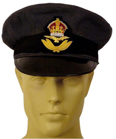 British R.A.F Officer Visor Hat: WWII Style Original Items