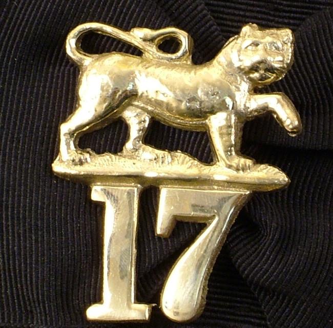 British 17th Regiment Cap Badge New Made Items