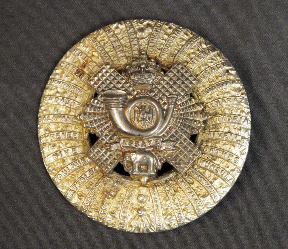 Victorian Scottish Highland Infantry Badge Plate Original Items