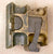 British Vickers Medium Machine Gun Brass with Steel Strip Feed Block Original Items