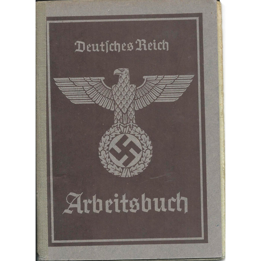 Original German WWII Deutsches Reich Arbeitsbuch Original Items