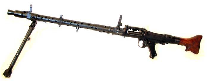 German MG 34 LMG Display Gun: WWII Original Original Items