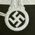 Original German WWII 2nd Pattern NSKK Crash Helmet Eagle Badge Plate - New Old Stock Original Items