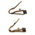 Original German Post War Leather Holster Suspension Loop Set Assembly (Pair) Original Items