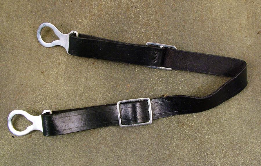 German WWI Picklehaulben Leather Chin Strap Assembly New Made Items