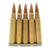 Original German WWII-Style Set of 5 Dummy 8mm Mauser Cartridges in 98K Stripper Clip Original Items
