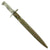 Original German WWI Steel Hilt Ersatz Bayonet with Scabbard - Carter Type EB45 Original Items