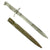 Original German WWI Steel Hilt Ersatz Bayonet with Scabbard - Carter Type EB45 Original Items