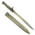 Original German WWI Steel Hilt Ersatz Bayonet with "FAG" Scabbard - Carter Type EB28 Original Items