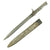 Original German WWI Steel Hilt Ersatz Bayonet with "FAG" Scabbard - Carter Type EB28 Original Items