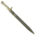 Original German WWI Steel Hilt Ersatz Bayonet with Scabbard - Carter Type EB24 Original Items