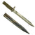 Original German WWI Set of Three Steel Hilt Ersatz Bayonets with Scabbards - Carter Types EB4, EB9 & EB37 Original Items