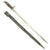 Original Danish Krag–Jørgensen M1915 T-Back Bayonet for Gevær M/89 Rifle with Scabbard Original Items