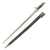 Original Danish Krag–Jørgensen M1915 T-Back Bayonet for Gevær M/89 Rifle with Scabbard Original Items