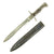 Original German WWI Steel Hilt 10" Blade Ersatz Bayonet with Scabbard - Carter Type EB45 Original Items