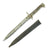 Original German WWI Steel Hilt Ersatz Bayonet with 10 inch blade & Scabbard - Carter Type EB53 Original Items