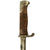 Original German WWI M1898 GEW 98 Triple Etched Nickel Plated Parade Bayonet with Scabbard Original Items