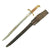 Original Norwegian M-1859 Bayonet for Breech Loading Rifles with Leather Scabbard & Frog Original Items