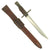 Original Canadian WWI Mk.II Sharpened Ross Rifle Bayonet and Scabbard - dated 1911 Original Items